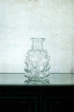 Bubble Glass Vase By Pavel Pánek - 1970s