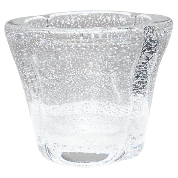 Bubble Glass Vase, Daum Nancy, 1950s For Sale