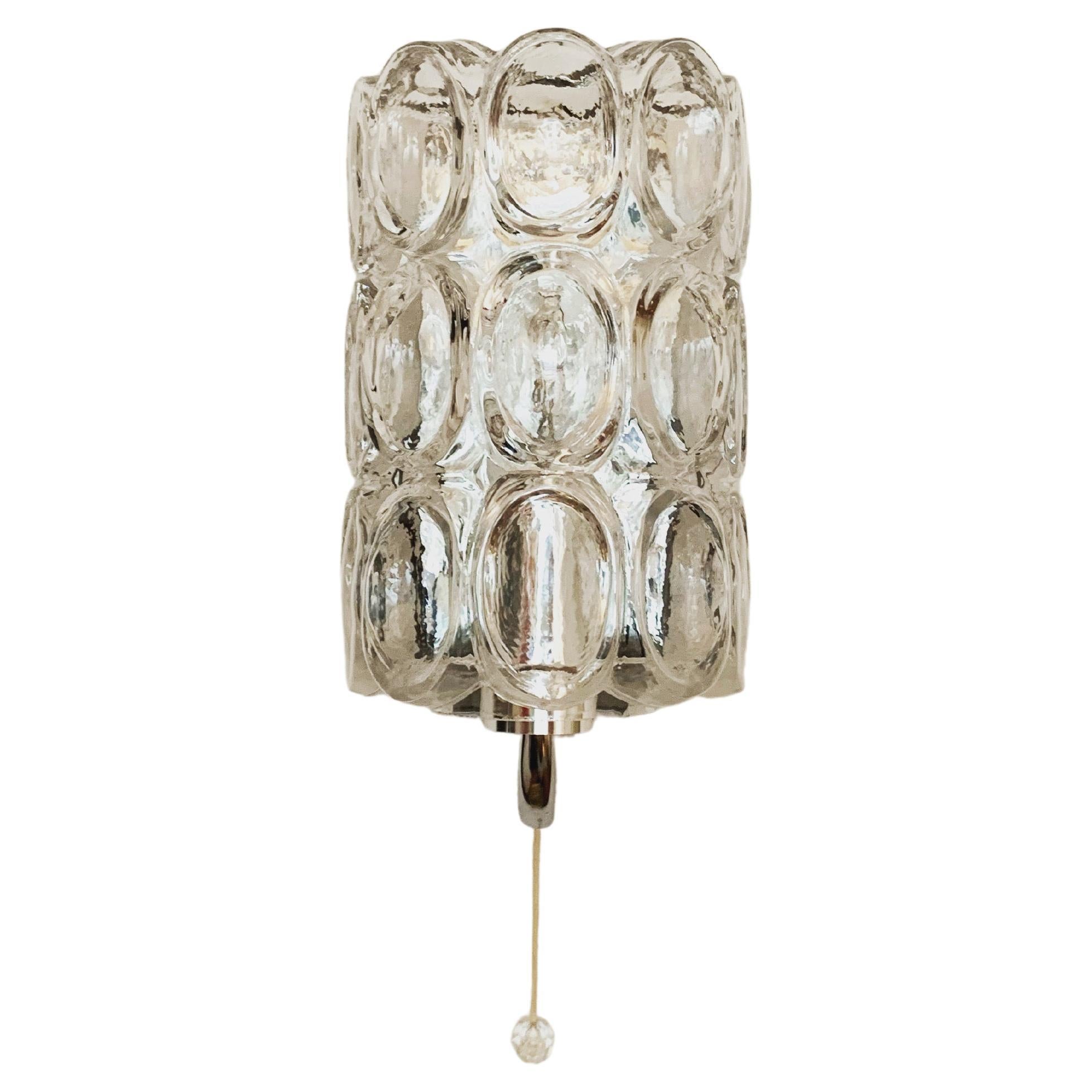 Bubble Glass Wall Lamp by Helena Tynell for Glashütte Limburg For Sale