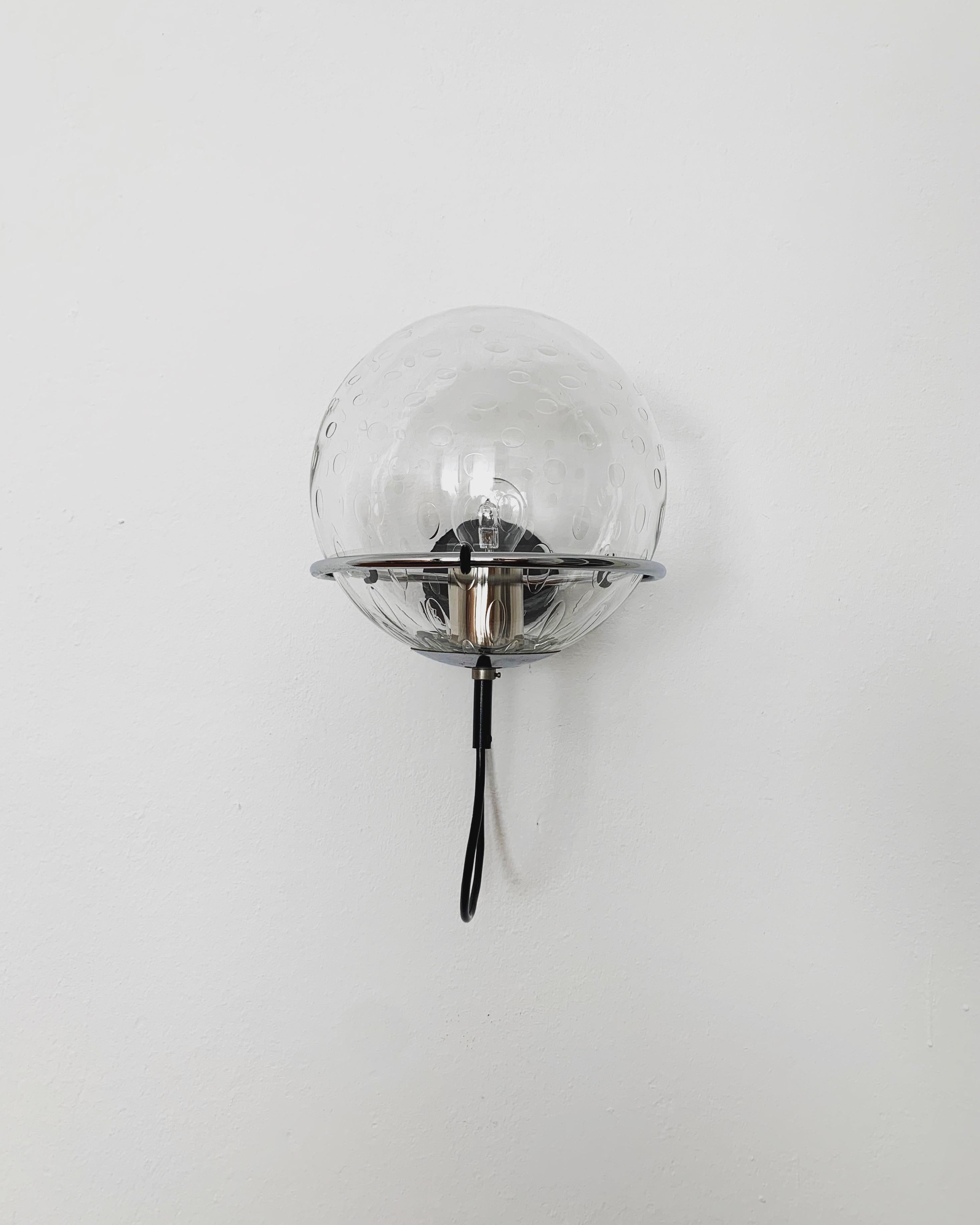 Scandinavian Modern Bubble Glass Wall Lamp by RAAK