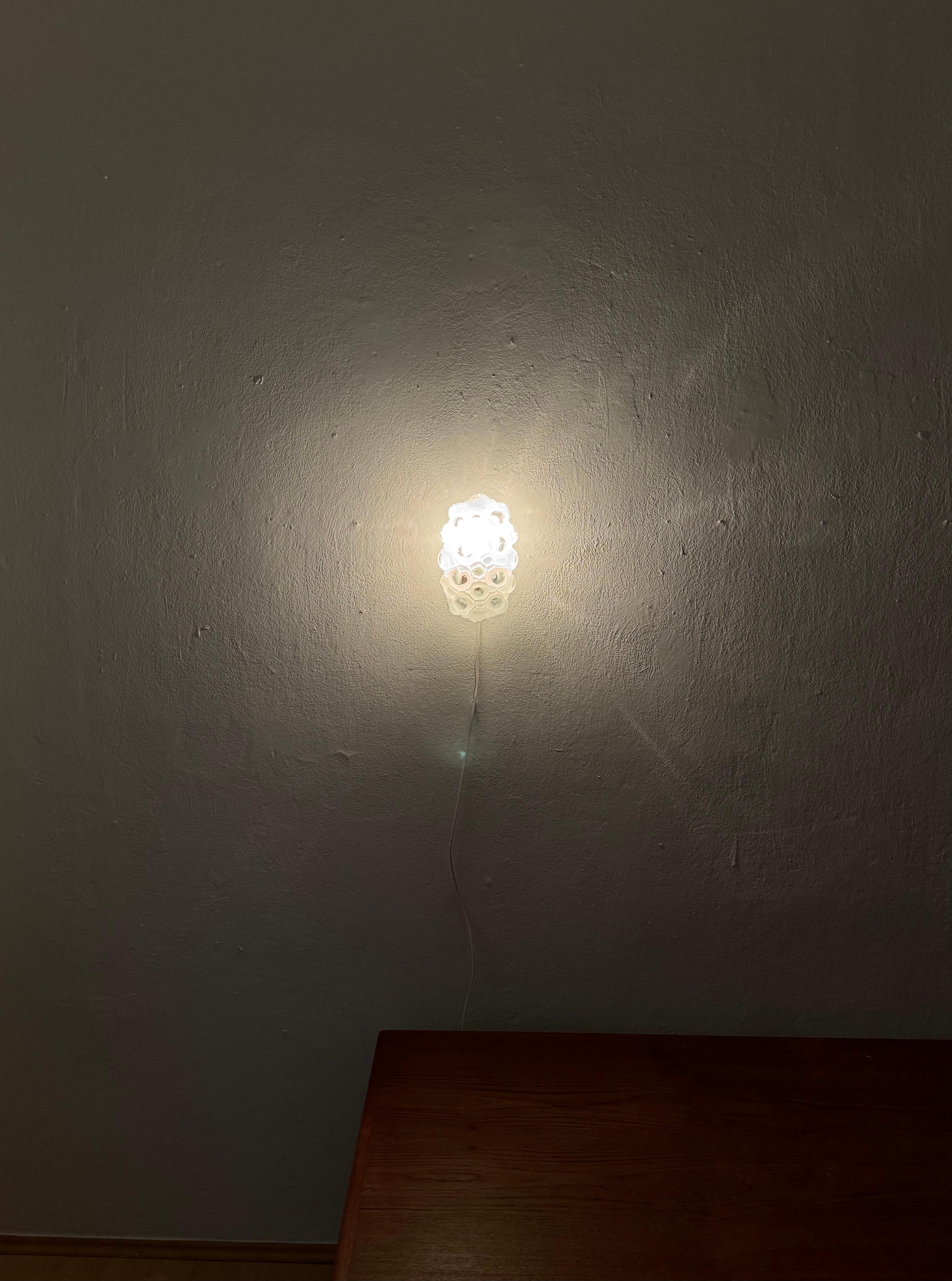 Lámpara de pared de cristal burbuja en venta 3
