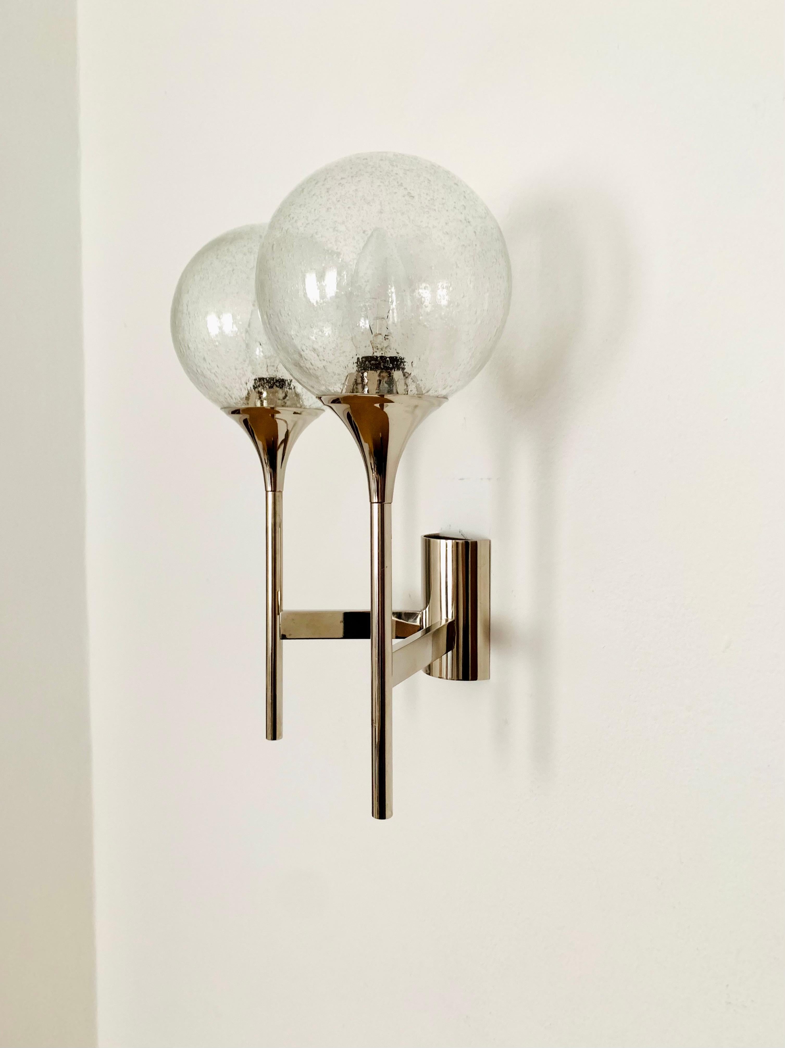 Bubble Glass Wall Lamp In Good Condition For Sale In München, DE
