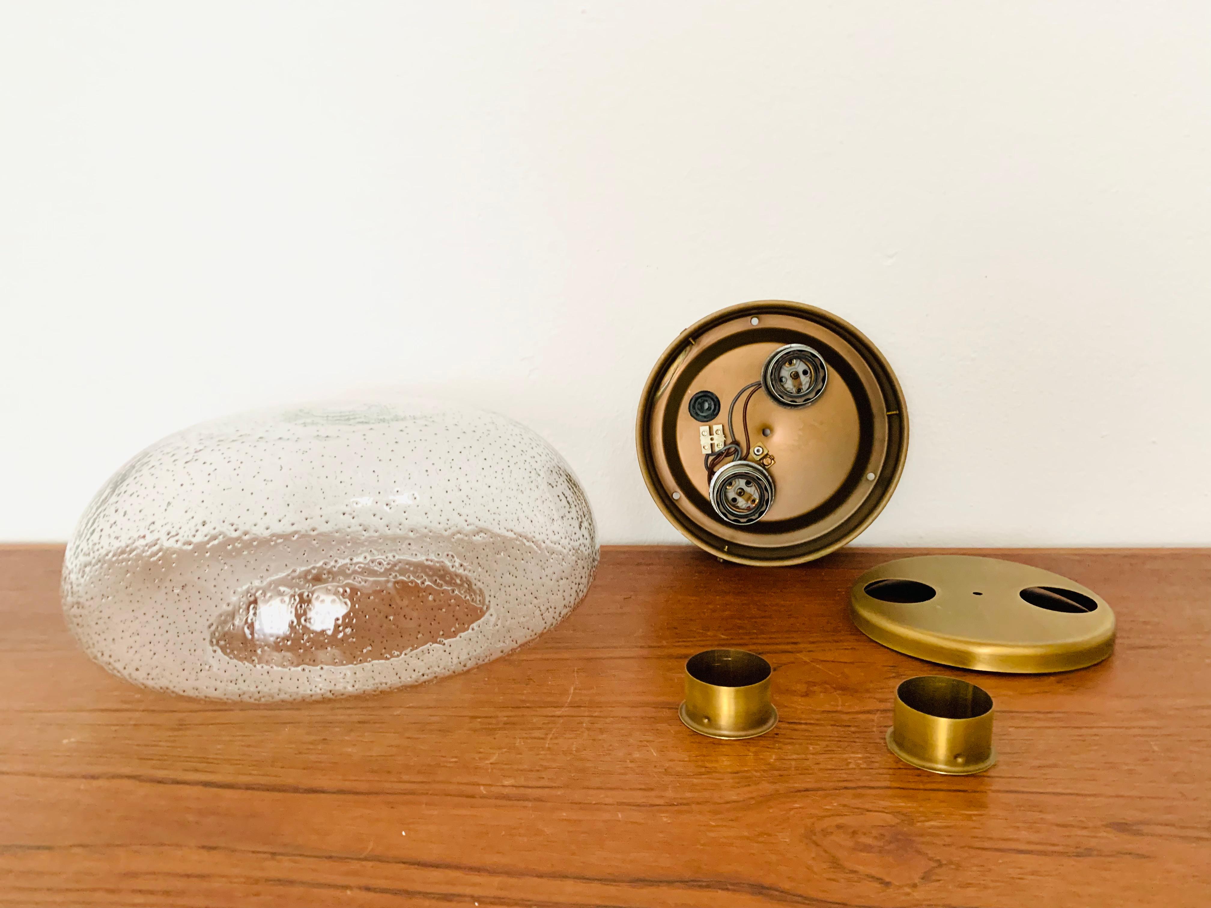 Bubble Glass Wall Lamp or Flush Light For Sale 5