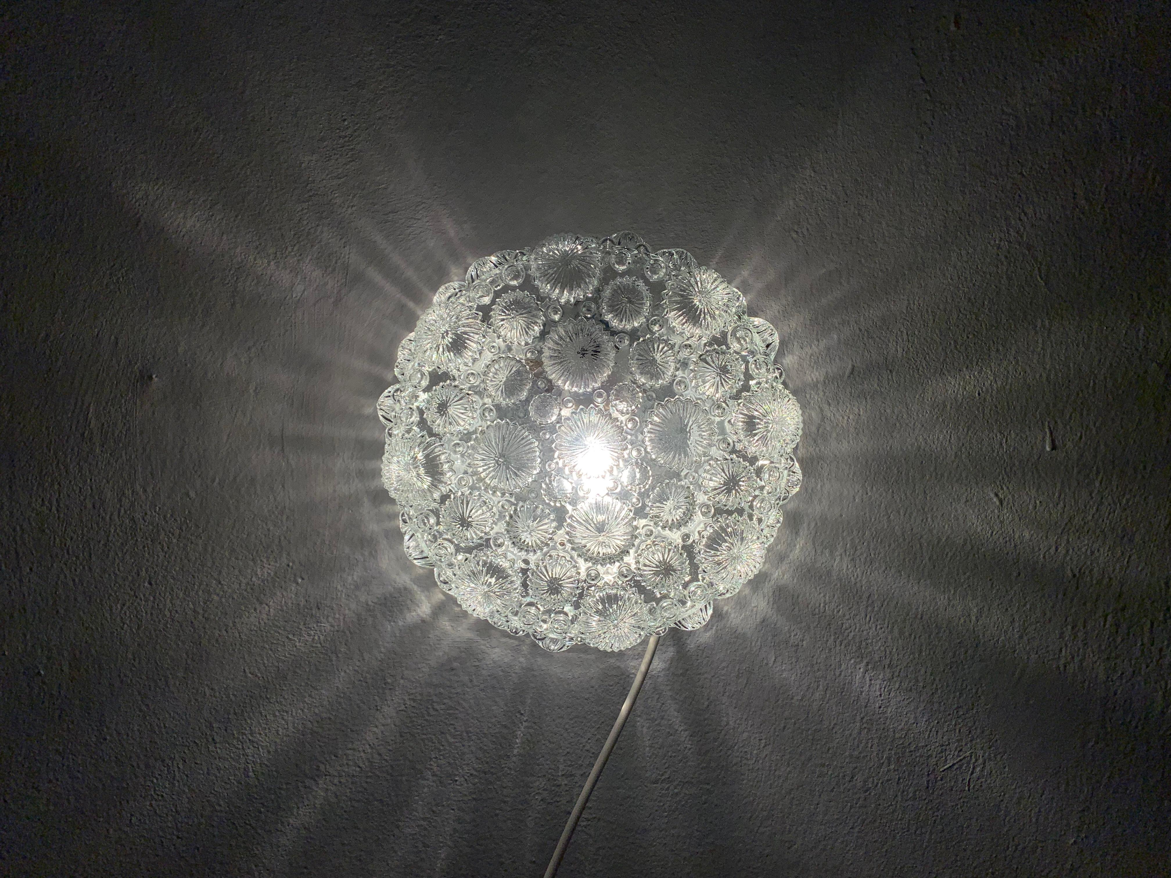  Bubble Glass Wandleuchte oder Flush Light im Angebot 1