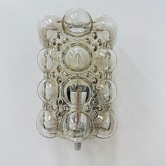 Bubble Glass wall lamp sconce by Helena Tynell for Limburg, Germany, 1970s