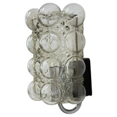 Applique murale en verre Bubble par Helena Tynell pour Limburg, Allemagne, années 1970