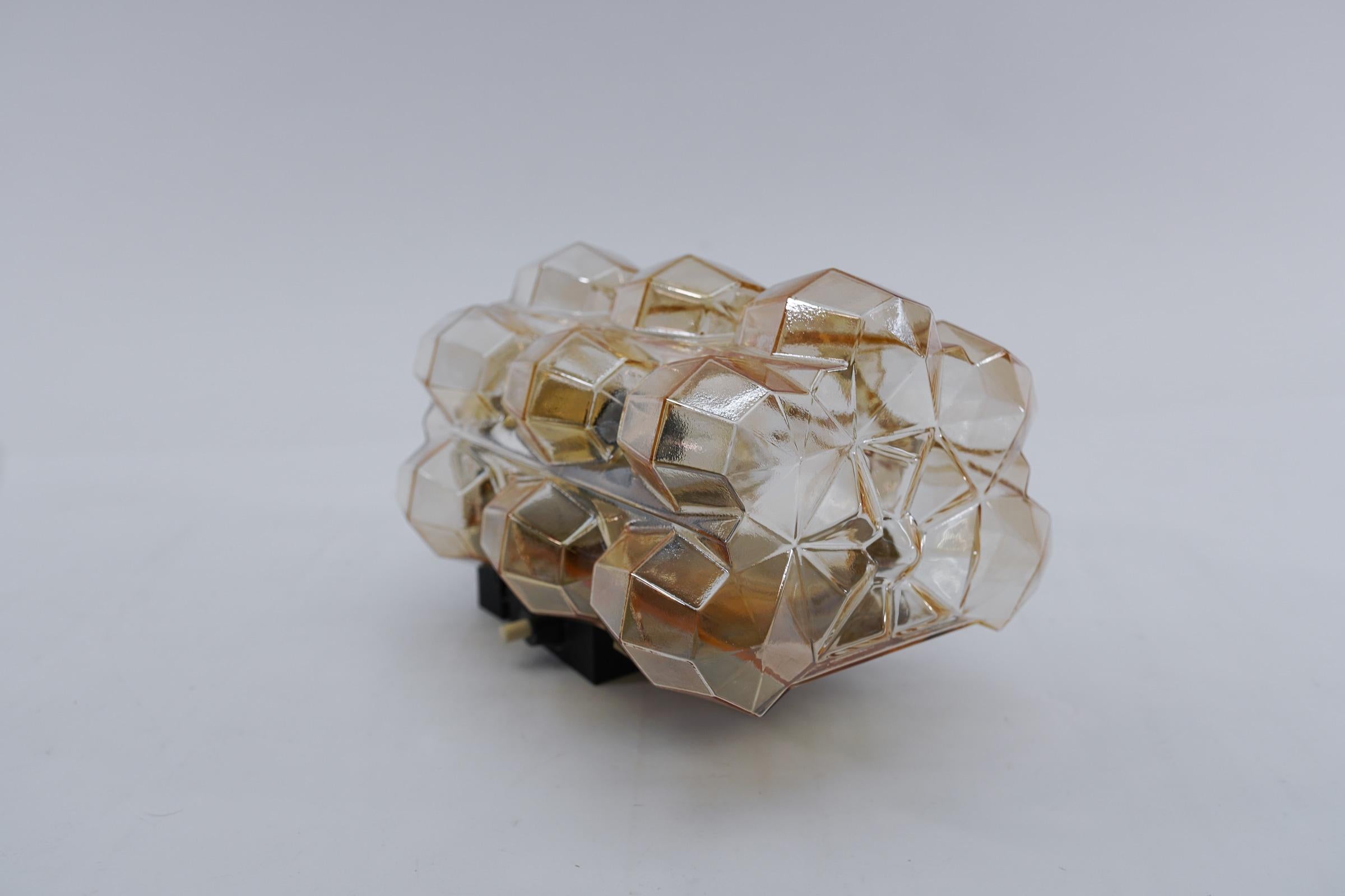 Mid-20th Century Bubble Glass Wall Light by Helena Tynell for Limburg, 1960s Germany For Sale