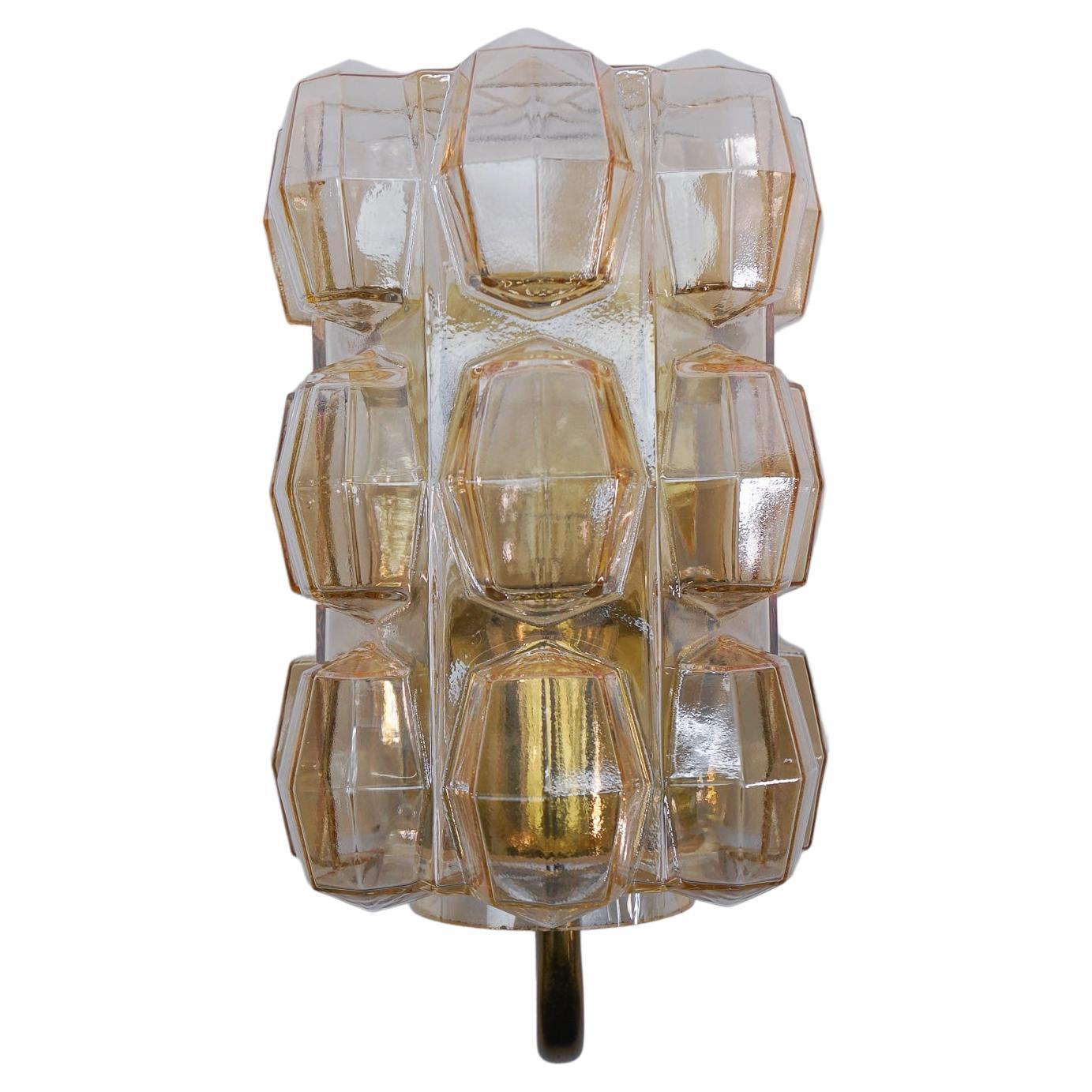 Bubble Glass Wall Light by Helena Tynell for Limburg, 1960s Germany For Sale