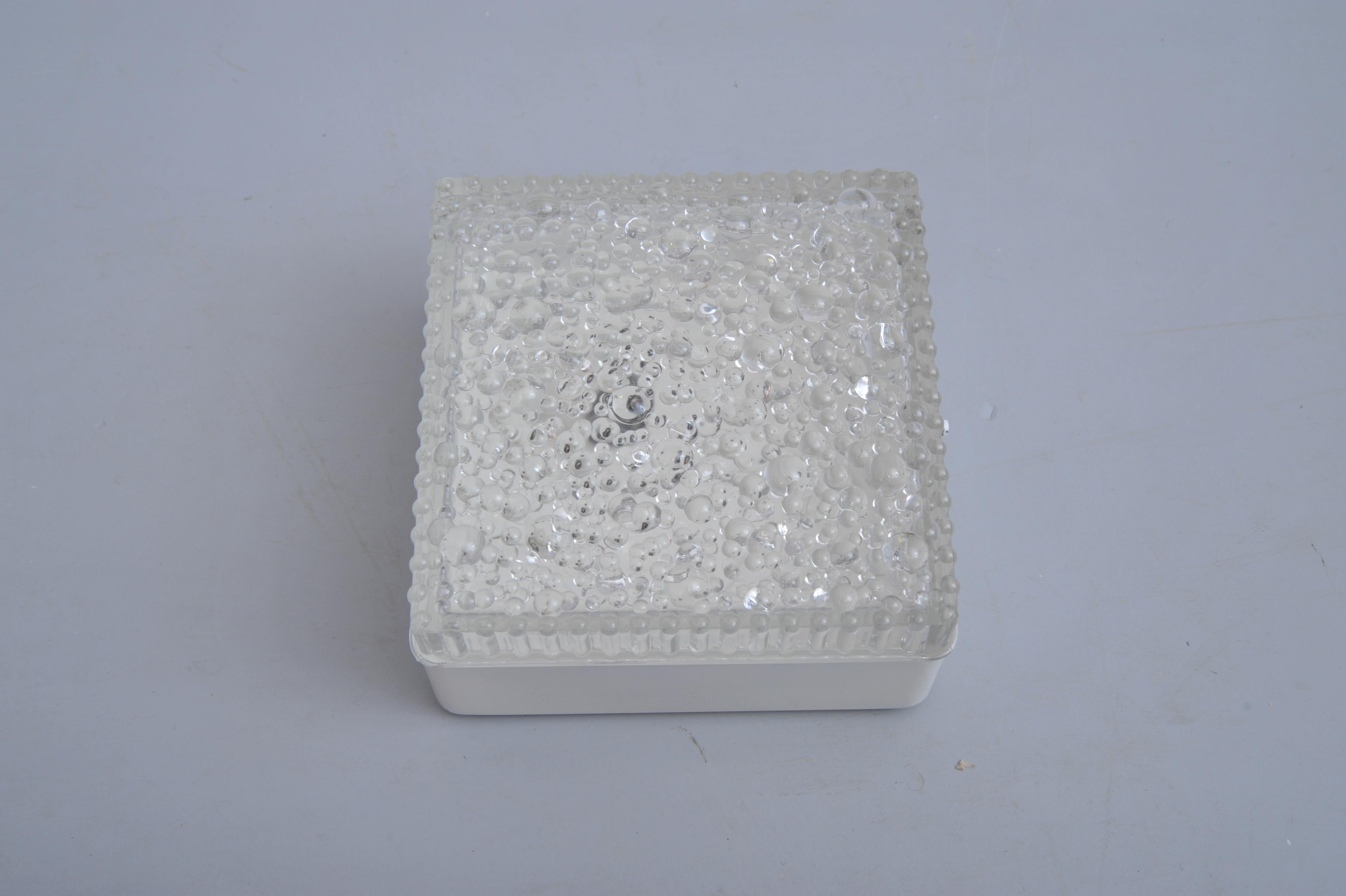 Mid-Century Modern Bubble Glass Wall Light by Staff (1960s) For Sale