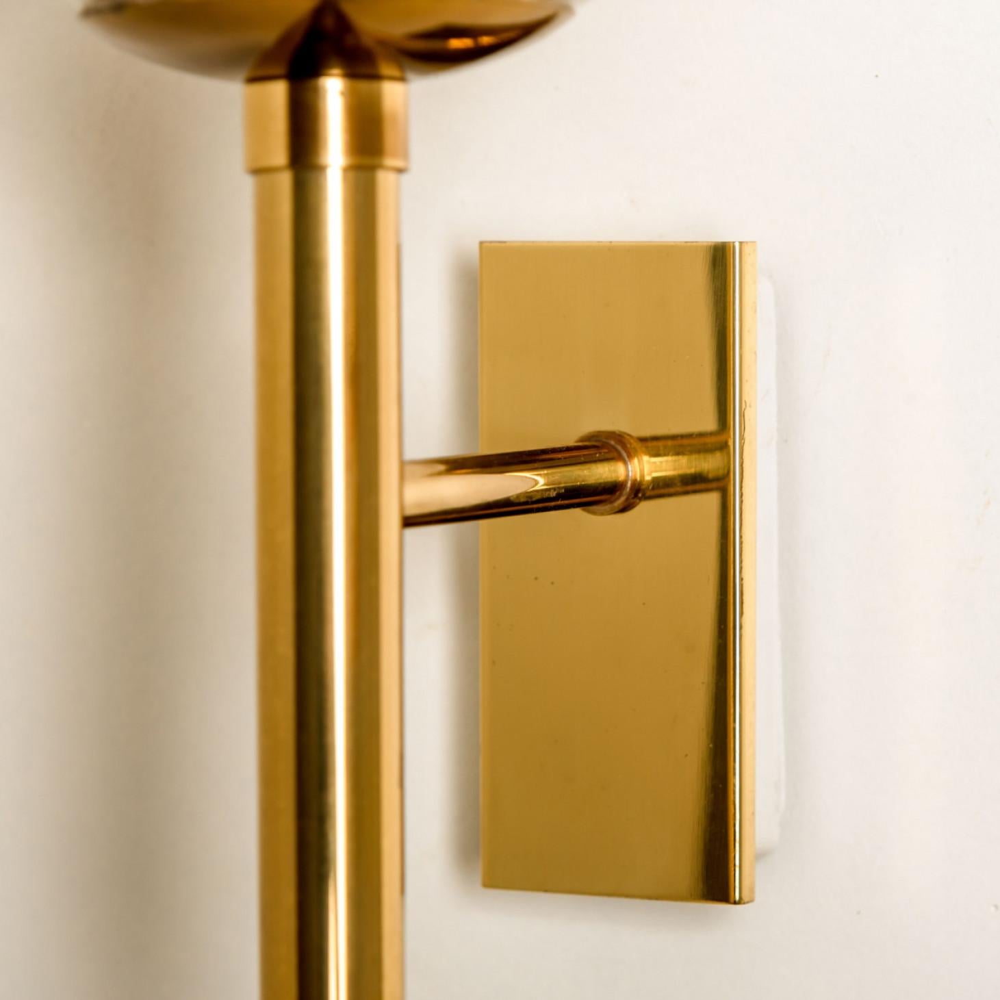 Bubble Glass Wall Lights or Wall Sconces by Doria Leuchten, 1960s For Sale 3