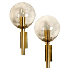 Bubble Glass Wall Lights or Wall Sconces by Doria Leuchten, 1960s