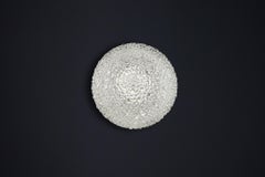 Bubble Glass Wall or Ceiling Light with Porcelain Base,  Germany, 1950s