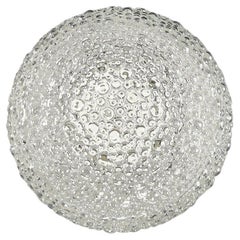 Bubble Glass Wall or Ceiling Light with Porcelain Base,  Germany, 1950s