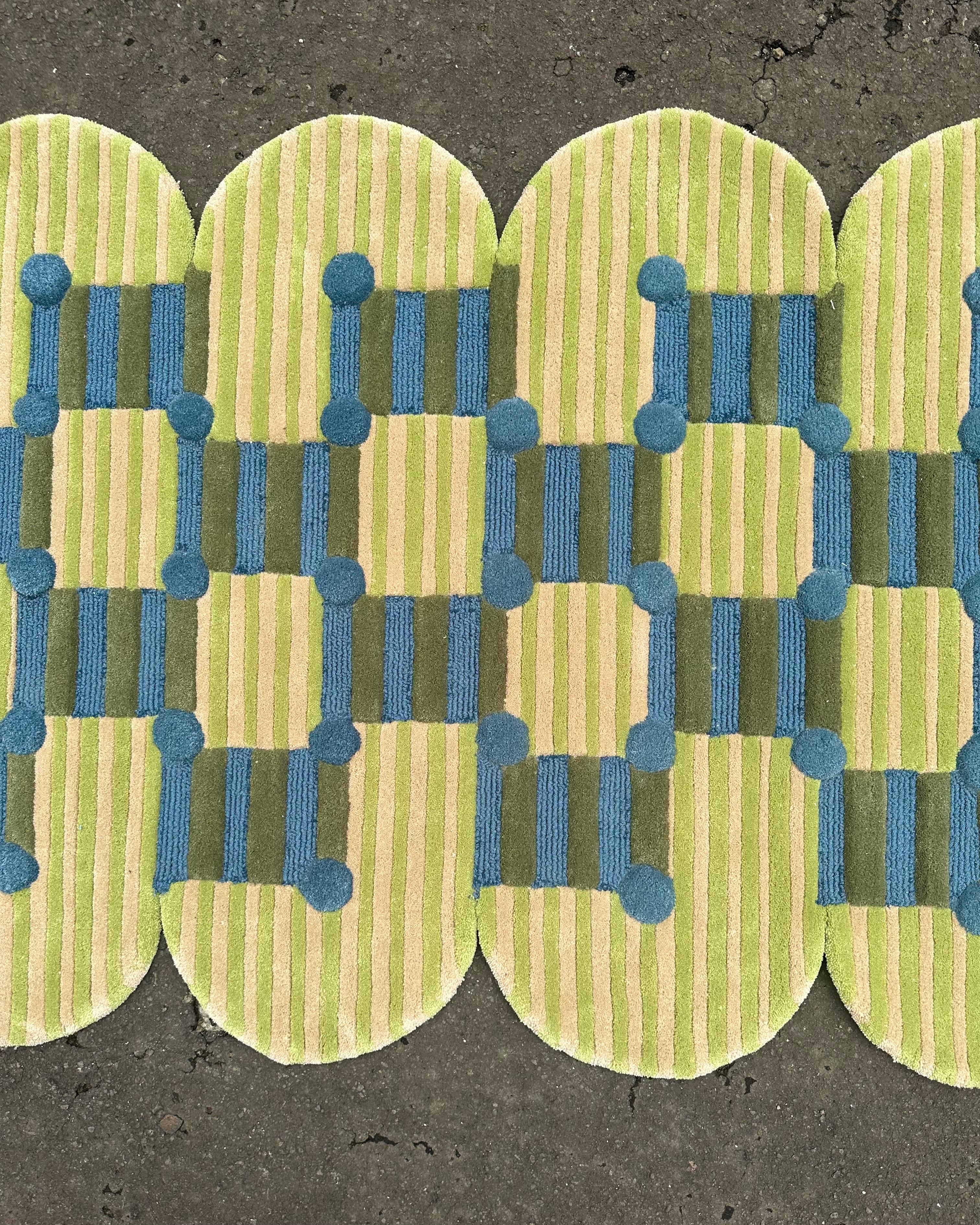 Bubble Grid the Geometry Rug by RAG HOME In New Condition For Sale In Jakarta Selatan, ID
