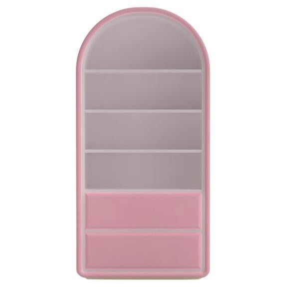 Pink Velvet Bubble Gum Bookcase by Circu Magical Furniture For Sale