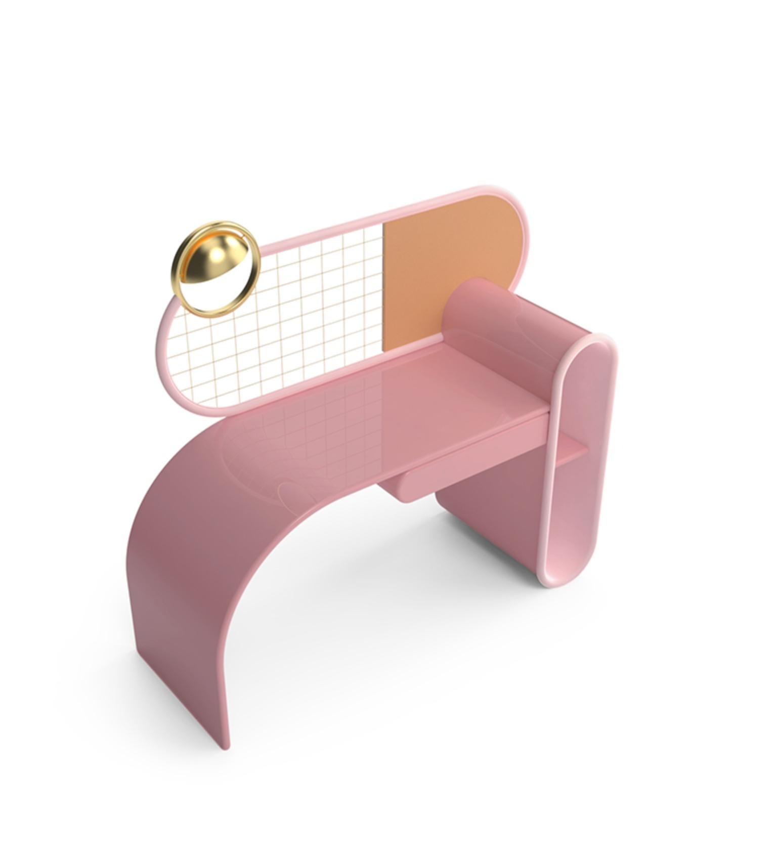 Bubble Gum Desk with Lacquered wood and LED Light by Circu Magical Furniture

Inspired by the sweetness of kids' favorite candies our Bubble Gum Desk is specially made to make homework time into a sweet moment for kids. The curved shapes of the desk