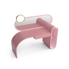 Bubble Gum Dressing Table and LED Light by Circu Magical Furniture