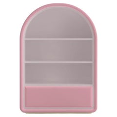 Pink Velvet Bubble Gum Bookcase The II by Circu Magical Furniture