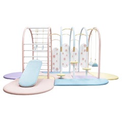 Bubble Gum Kids Gym with Gold-Plated by Circu Magical Furniture