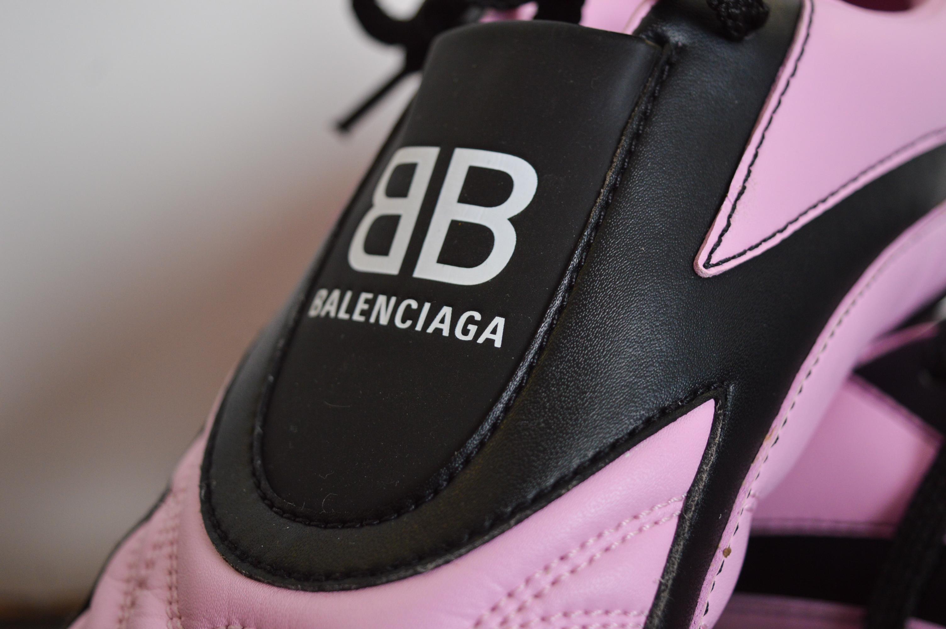 Baskets de football Demna Gsvali Balenciaga Zens rose bulle à lacets Unisexe en vente