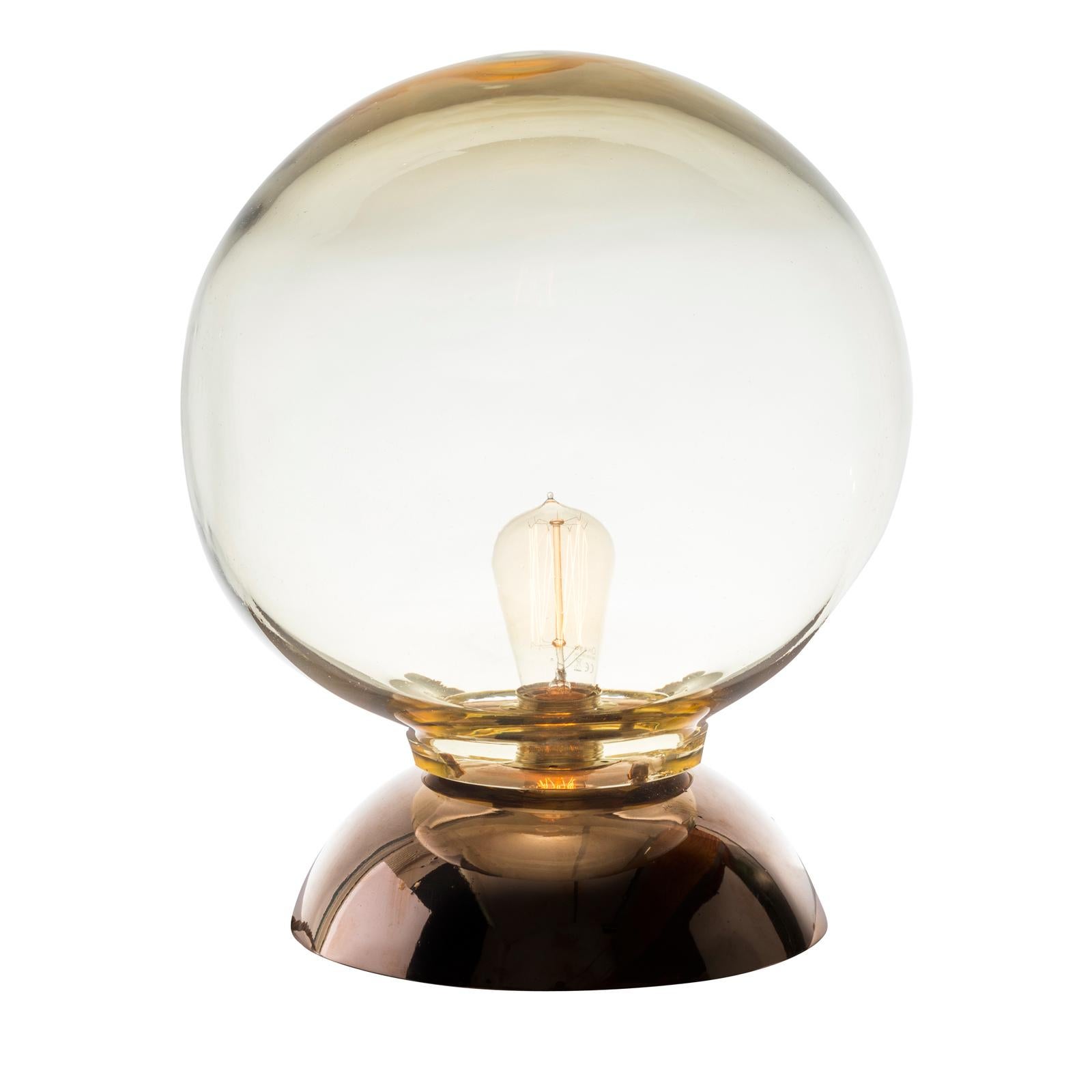 gold bubble lamp
