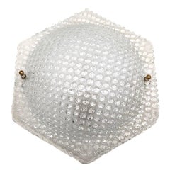 Bubble Murano Glass Flush Mount Ceiling Light Fixture, 1970s