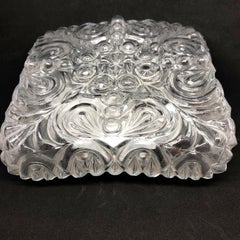 Bubble Pattern Glass Flush Mount Ceiling Light, Germany, 1970s