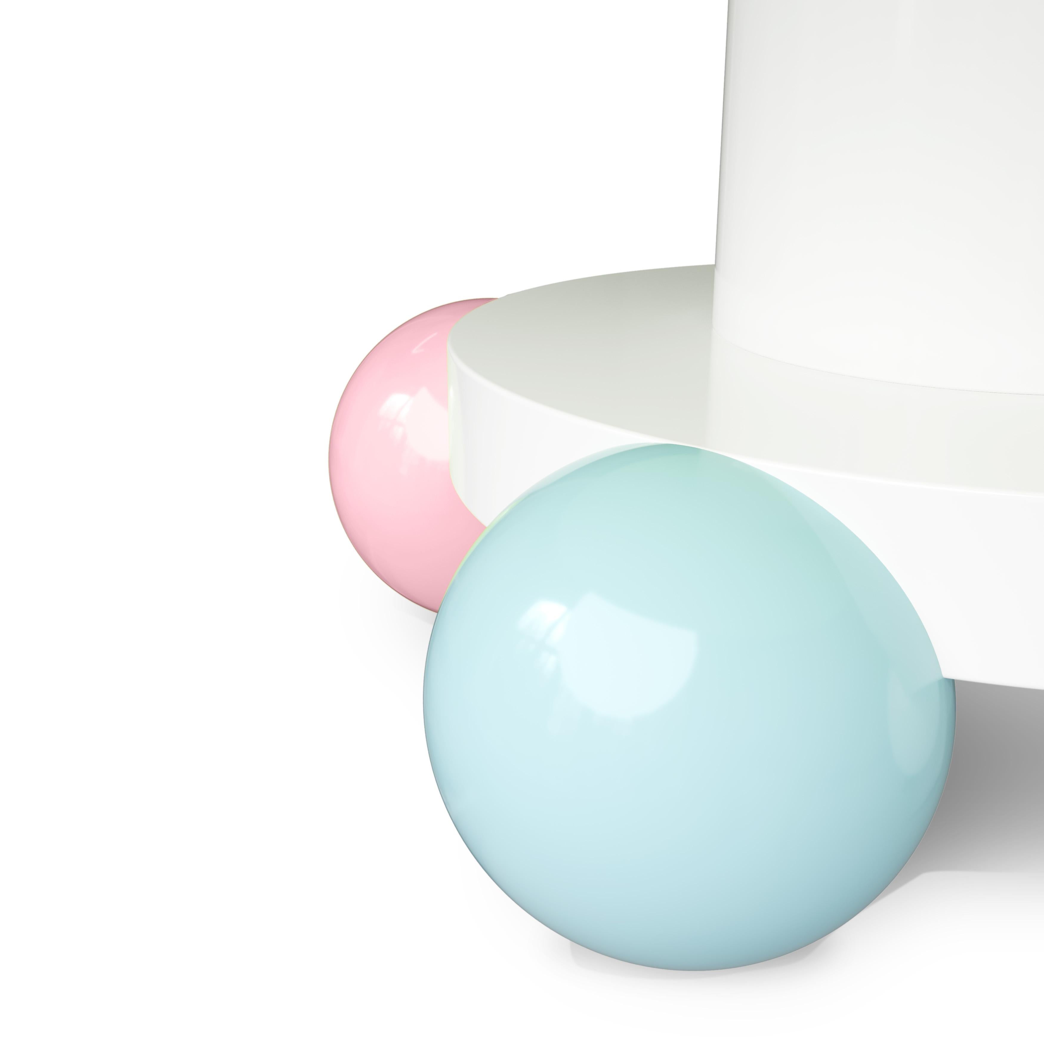 Mesa de Juego Rosa Burbuja y Azul de MAGILORE - Mesa Pizarra Infantil Moderno en venta