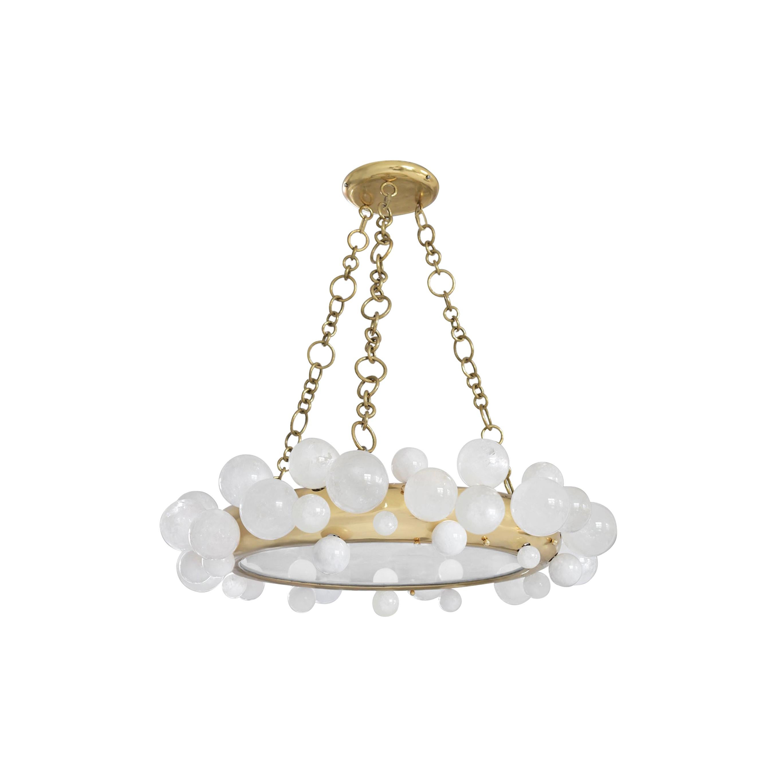 Bubble Rock Crystal Chandelier by Phoenix For Sale