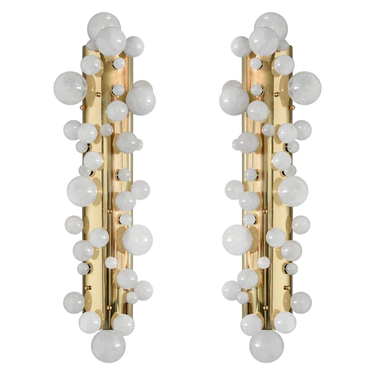 Applique en cristal de roche Bubble28 par Phoenix