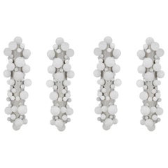 Group of Four Rock Crystal Sconces by Phoenix