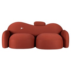 Bubble Small Cherrry Sculptural Sofa by MainGUILTY, Contemporary Luxury Design