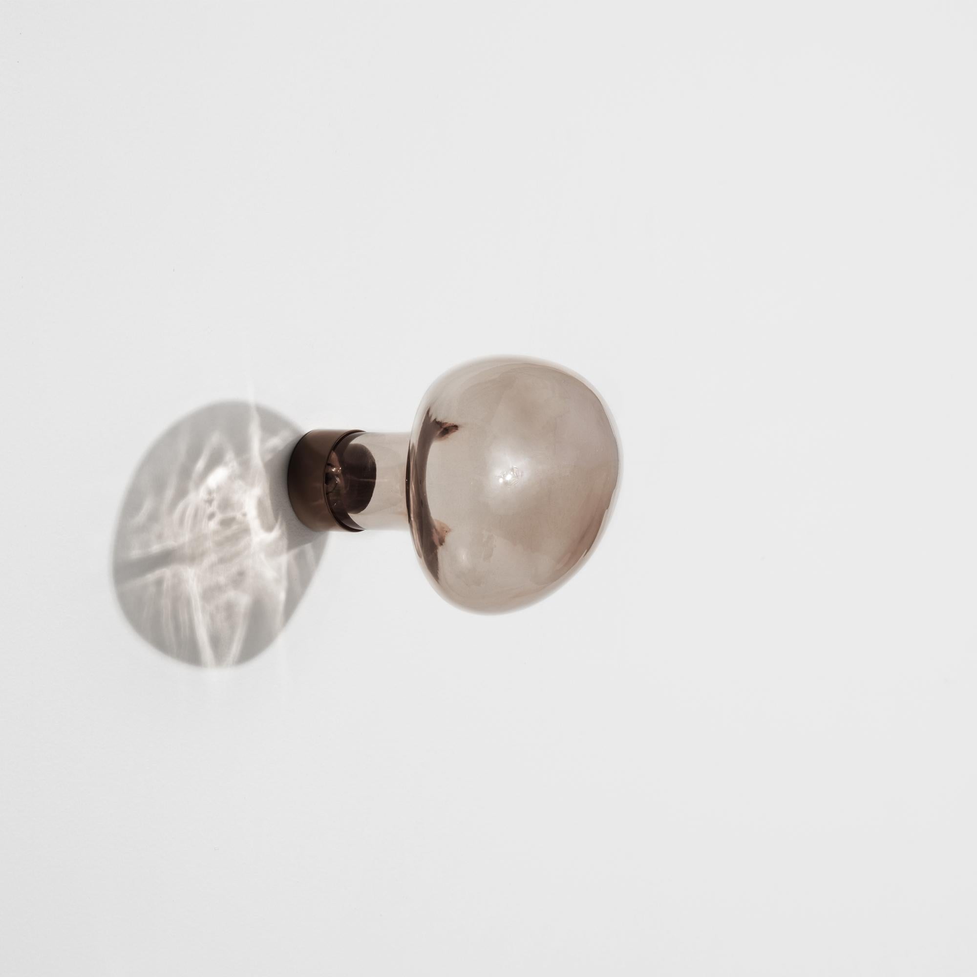 Polish PETITE FRITURE Bubble, Small Coat Hook, Transparent Grey, Vaulot & Dyèvre For Sale