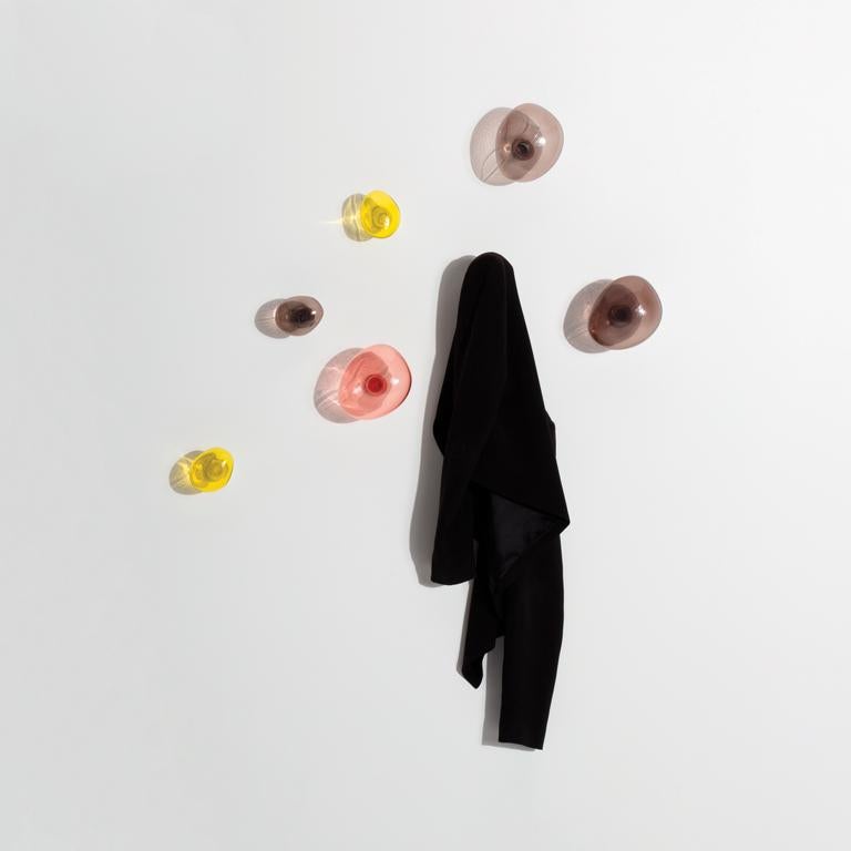 PETITE FRITURE Bubble, Kleiner Kleiderhaken, Transparentes Gelb, Vaulot & Dyèvre (21. Jahrhundert und zeitgenössisch) im Angebot