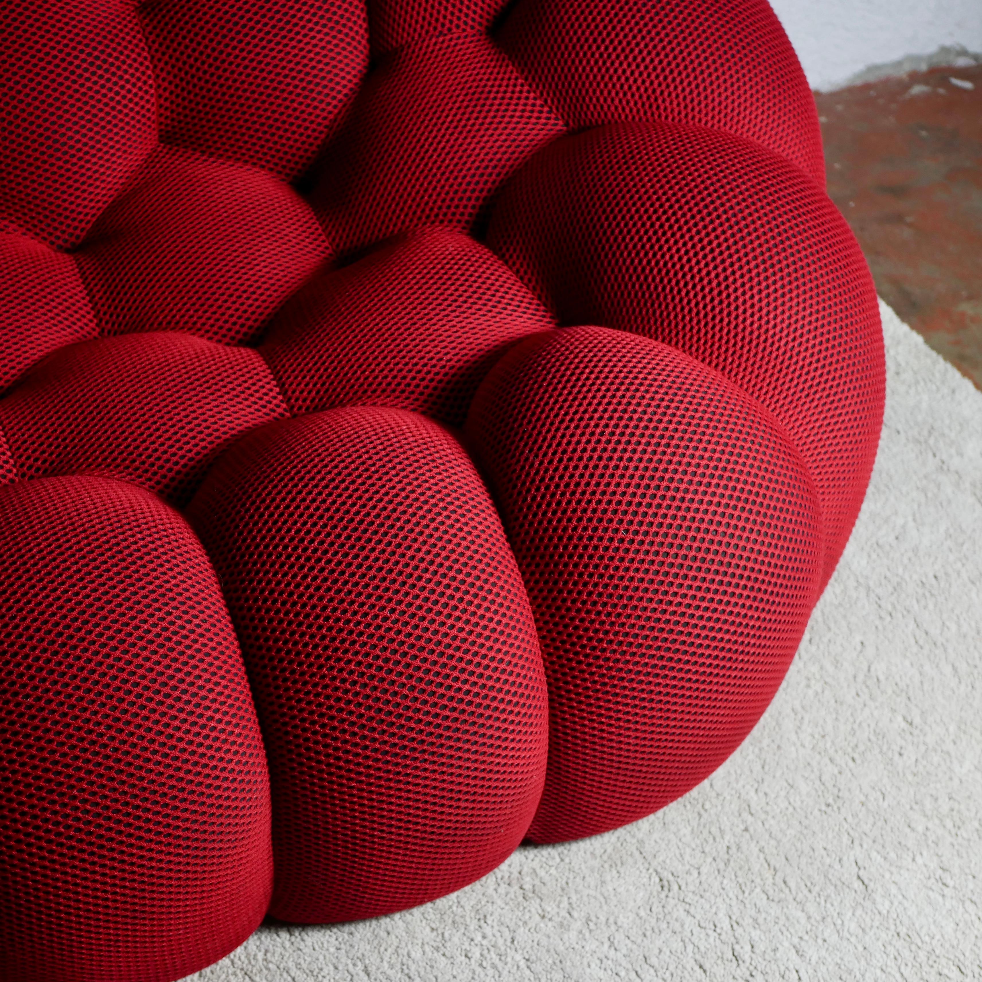 French Bubble sofa Techno 3D fabric by Sacha Lakic for Roche Bobois, 2014
