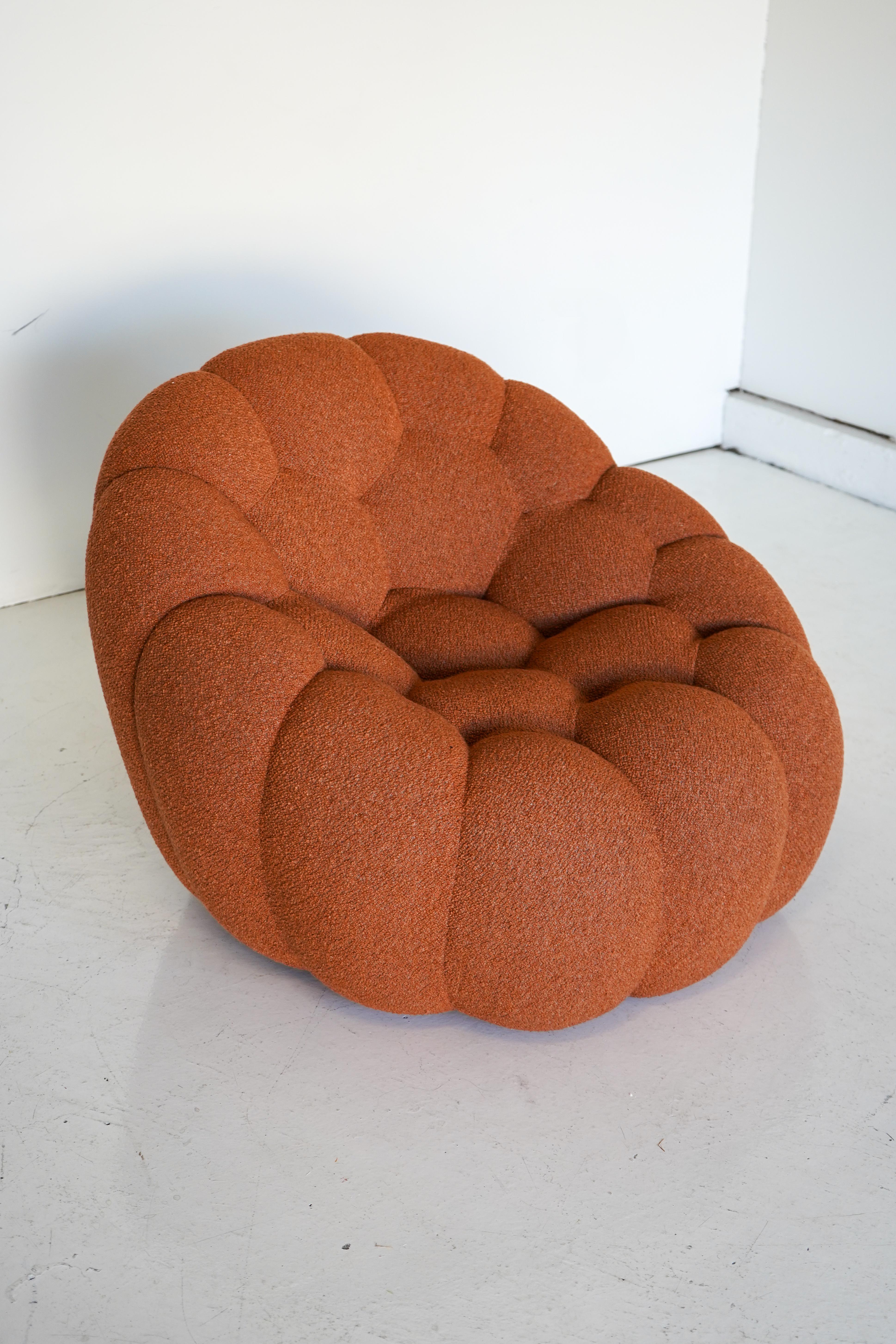 Post-Modern Bubble Swivel Armchair, Sacha Lakic for Roche Bobois