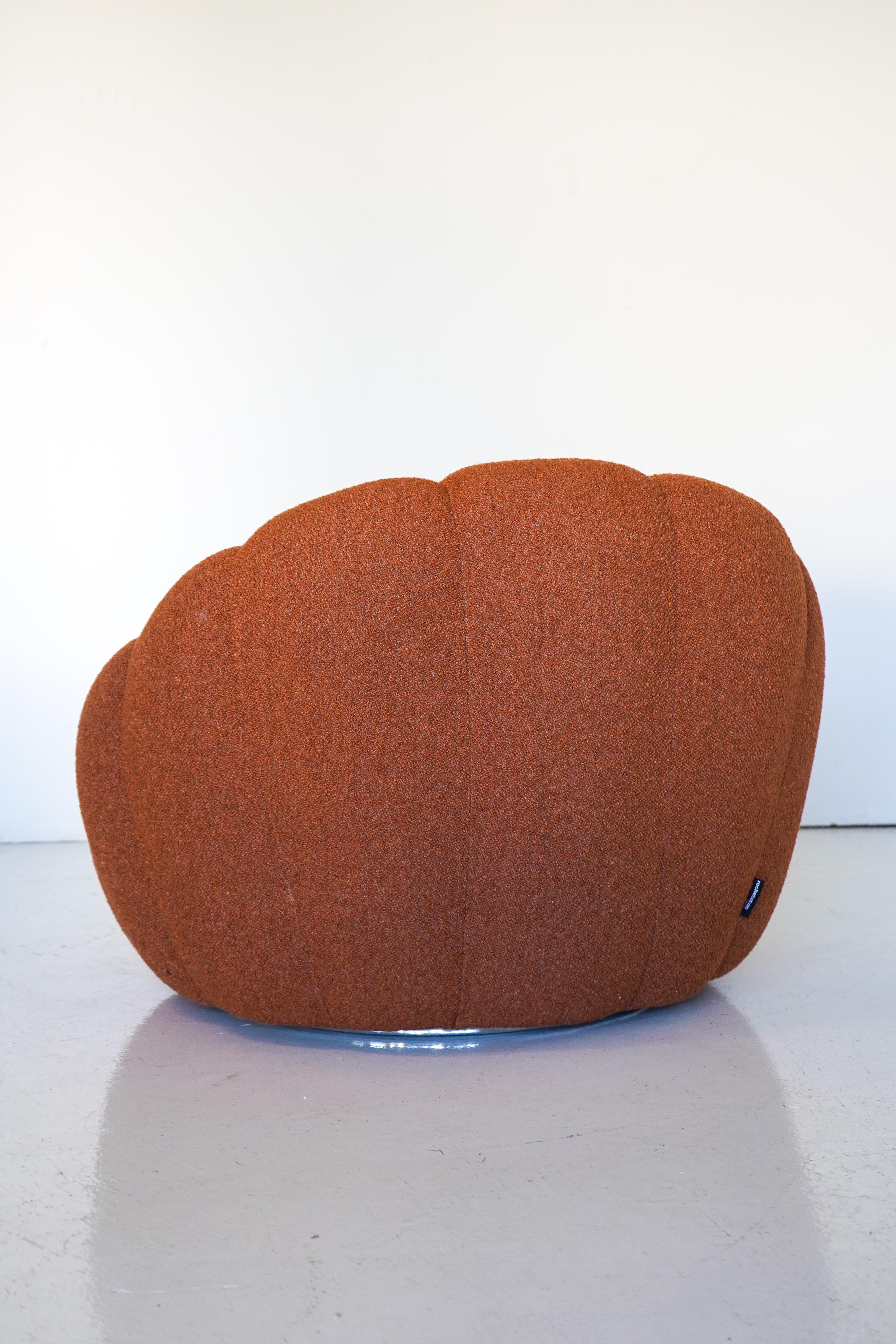 French Bubble Swivel Armchair, Sacha Lakic for Roche Bobois