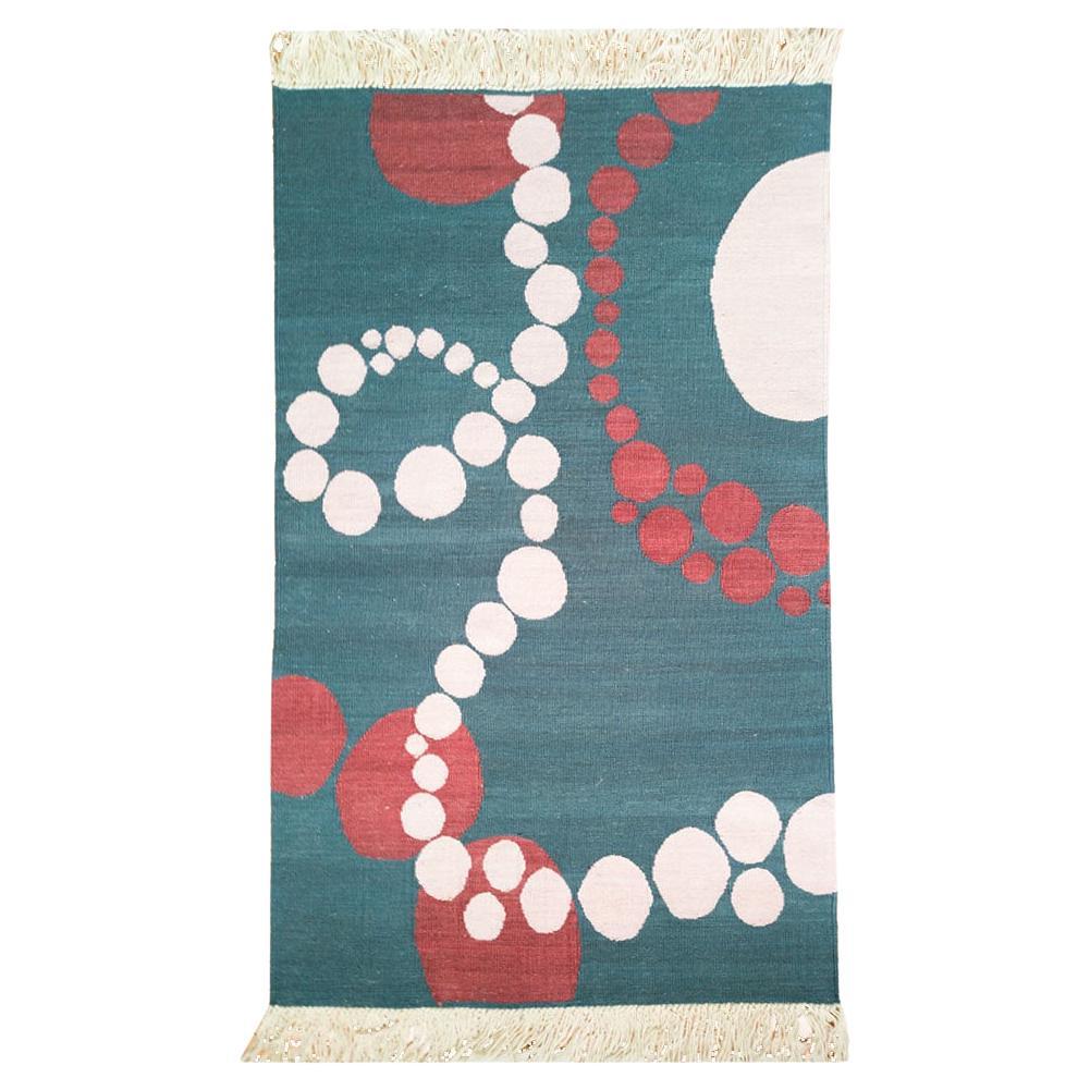 Bubble Trouble 2.6x4.6 ft Handwoven Modern Rug by Studio Potato  For Sale