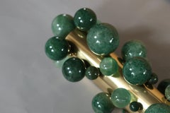 Bubble24 Green Rock Crystal sconces By Phoenix