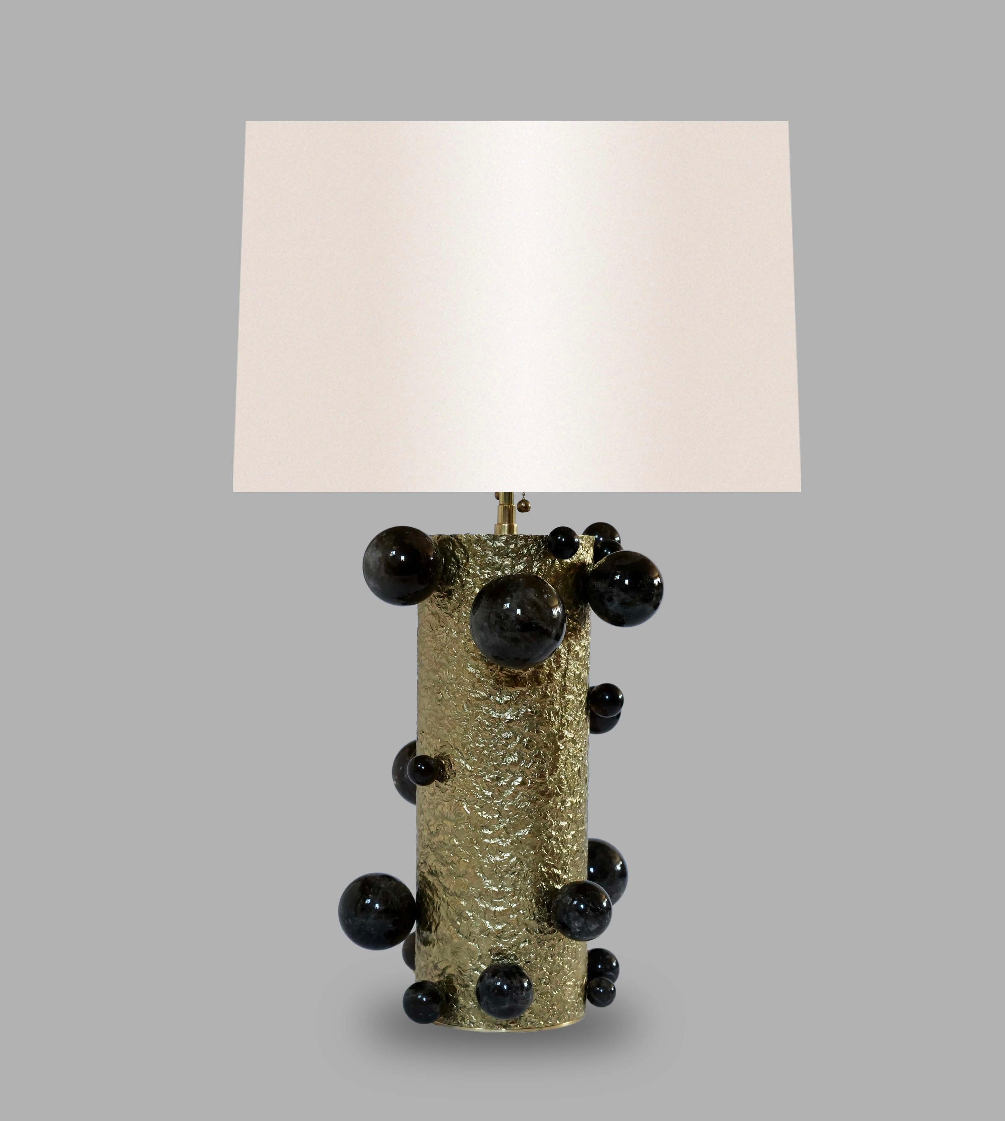 Lampade a bolle di cristallo di rocca fumé Bubble26 In condizioni ottime in vendita a New York, NY