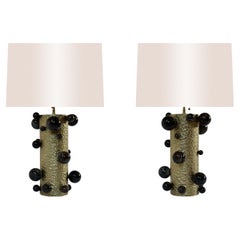 Bubble26 Smoky Rock Crystal Bubble lamps