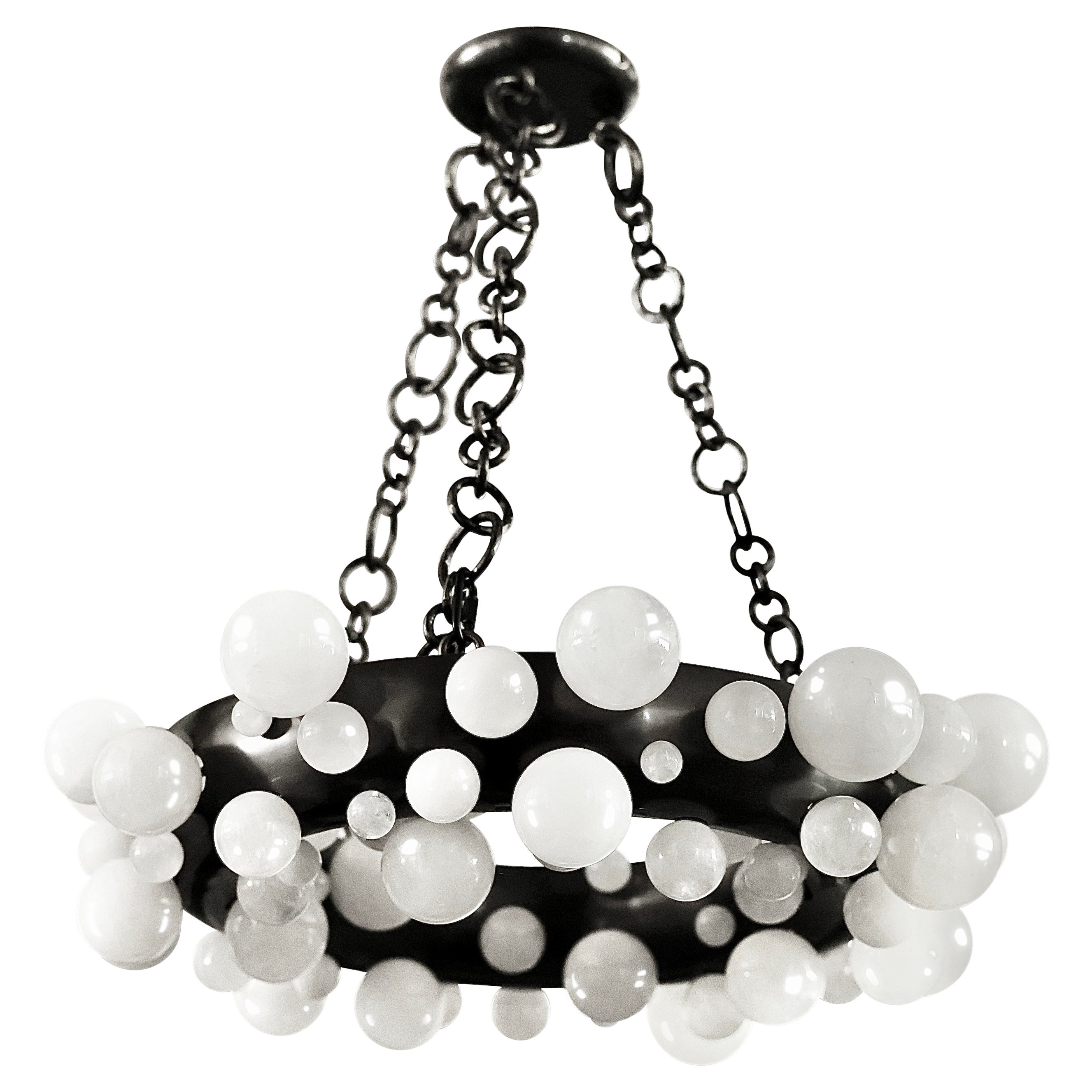 Lustre en cristal de roche Bubble27 par Phoenix