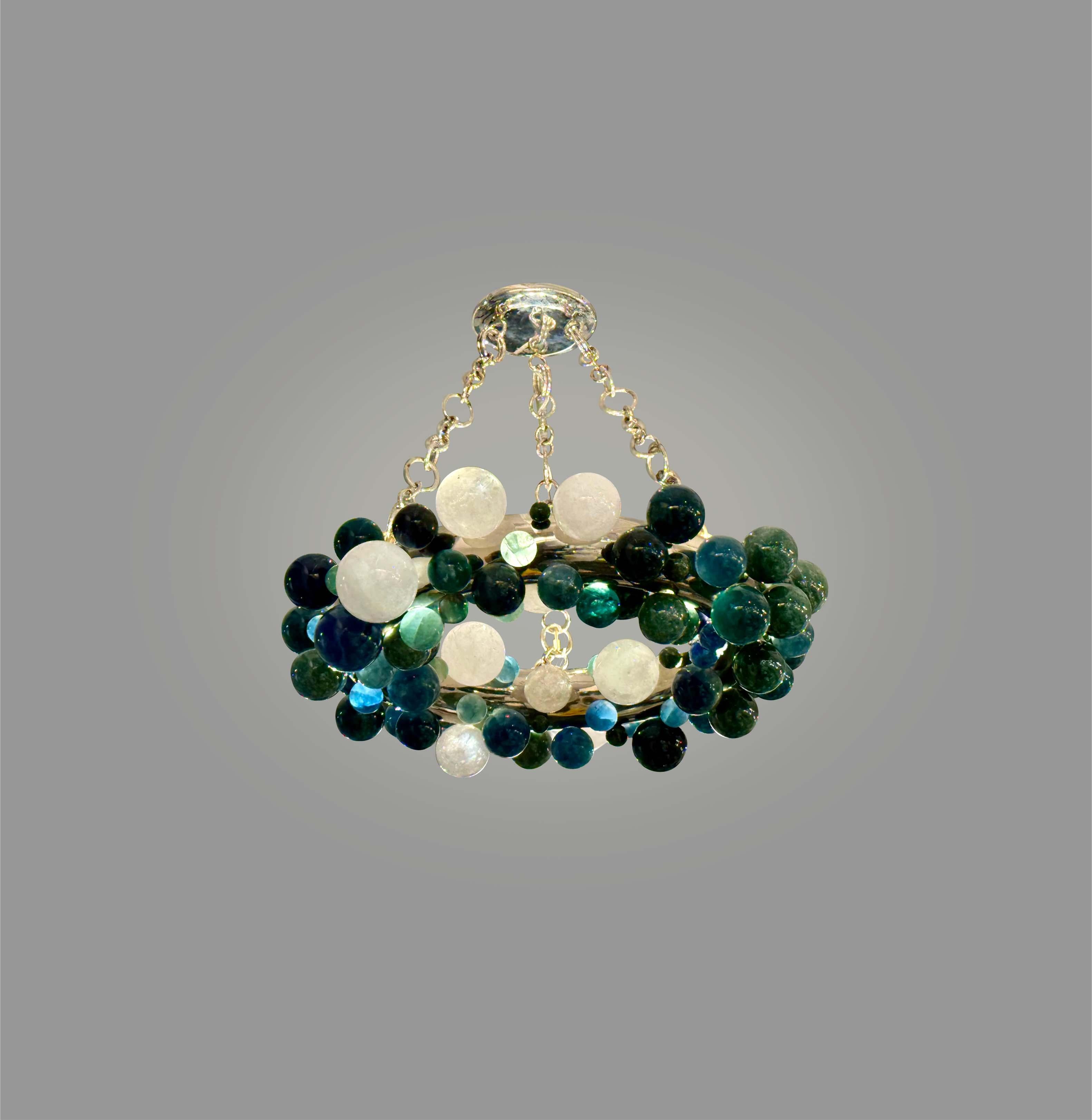 Bubble27 Rock Crystal Chandelier by Phoenix