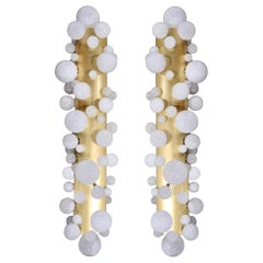 Bubble28 Rock Crystal Sconces by Phoenix