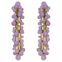 Bubble29 Pink quartz sconces By Phoenix