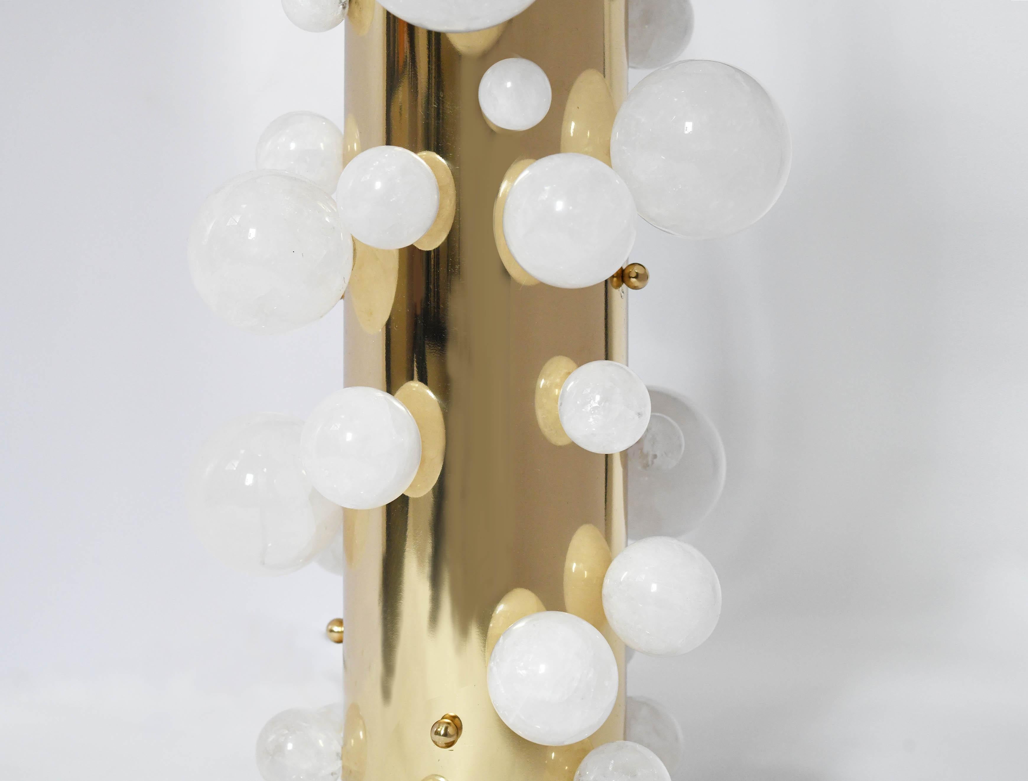 Lampes en cristal de roche Bubble38 par Phoenix Neuf - En vente à New York, NY