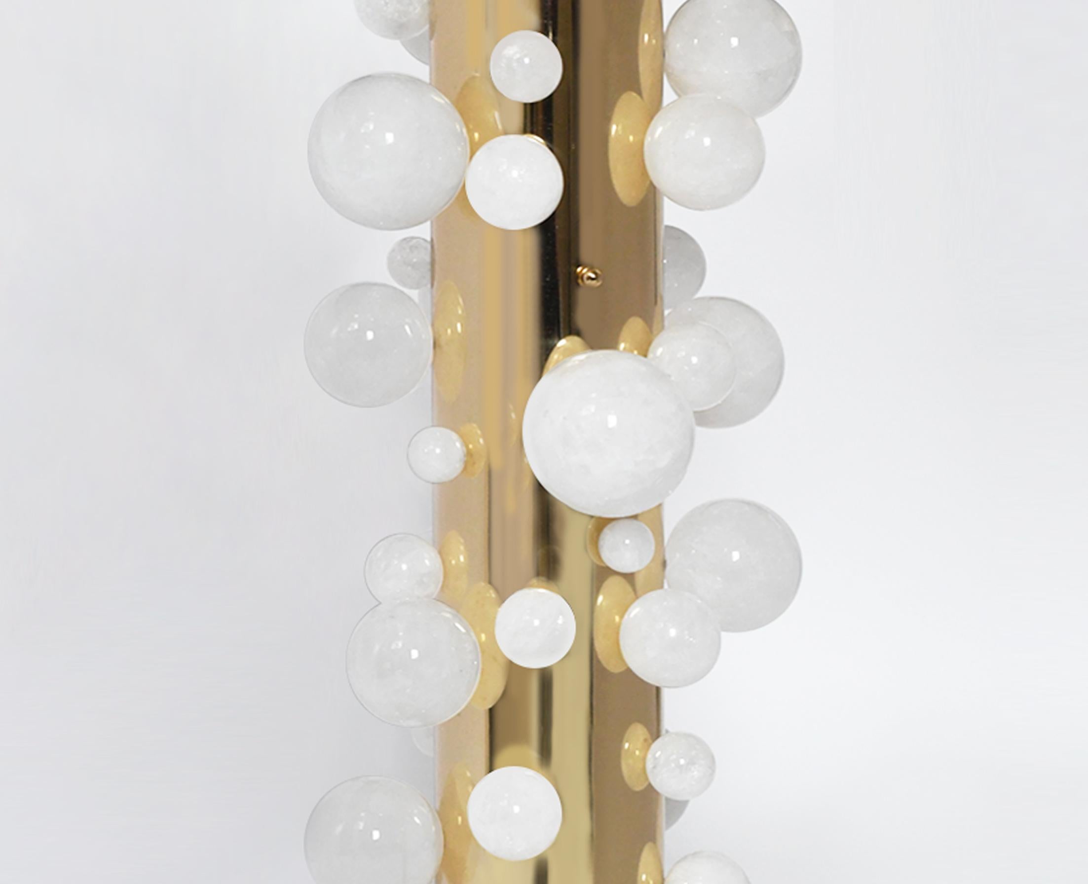 XXIe siècle et contemporain Lampes en cristal de roche Bubble38 par Phoenix en vente