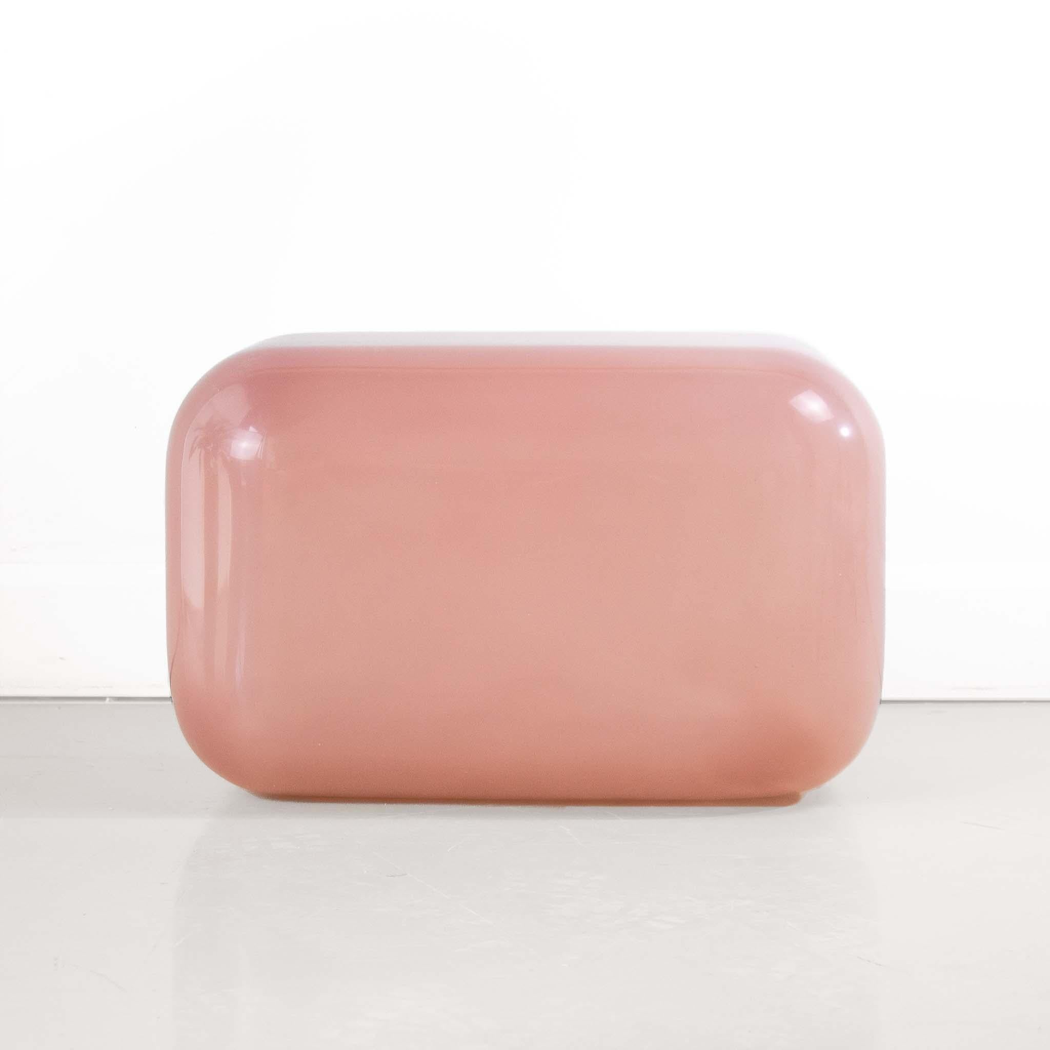 Post-Modern Bubblegum Oort Resin Side Table by Creators Of Objects For Sale
