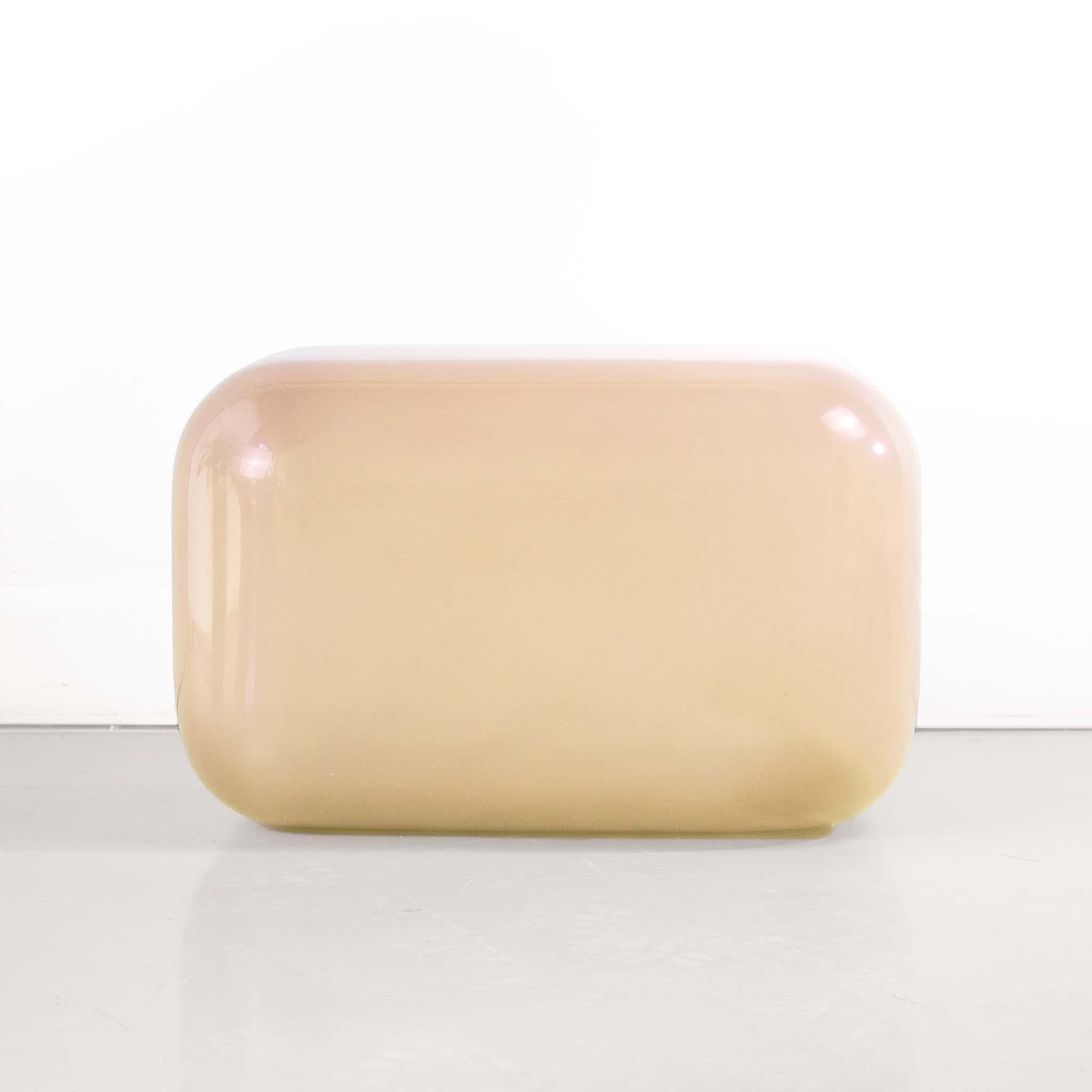Canadian Bubblegum Oort Resin Side Table by Creators Of Objects For Sale
