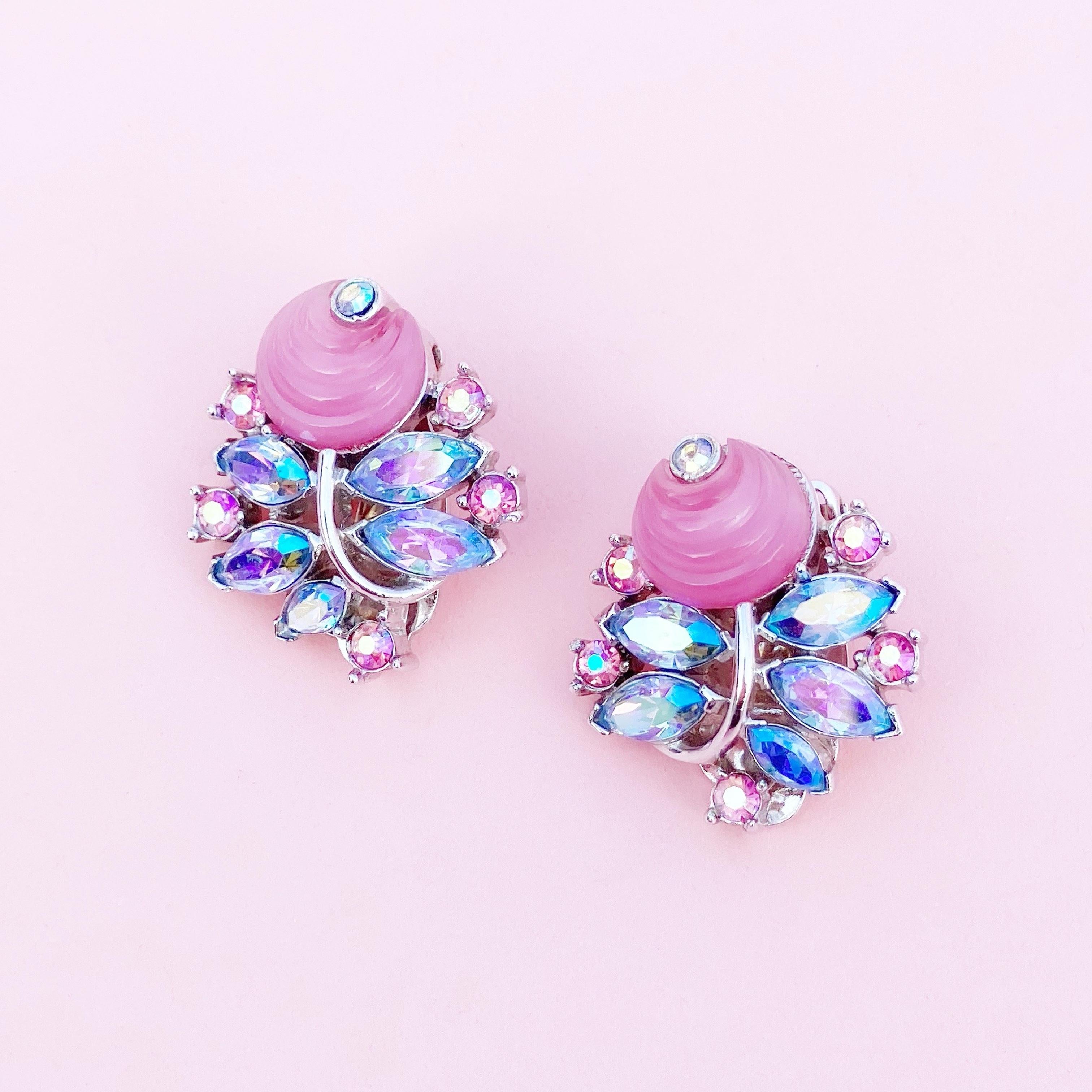 bubblegum pink earrings